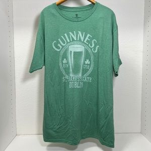 Green Guinness St. James's Gate Dublin Men's XL | X-Large T-Shirt